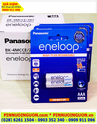 COMBO 01hộp (=20viên) Pin sạc AAA800mAh 1.2v Pana Eneloop BK-4MCCE/2BT _Giá chỉ 1.790.000đ